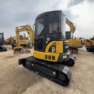 รถขุดไฮดรอลิกขนาดเล็ก Komatsu PC55MR-2/3/5 มือสอง น้ำหนัก 5 ตัน สำหรับขาย - Product Image 2