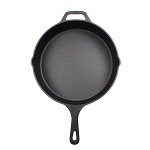-Experiencia de hierro fundido de utensilios de cocina <span class=keywords><strong>wok</strong></span> profundo grande de sartén - Product Image 2