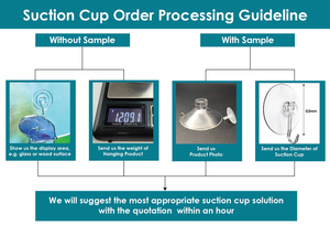 Hookei Transparent M4 M5 M6 Suction Cup with Screw NutSheet Vacuum Suction Cup Easy Installation - Product Image 5
