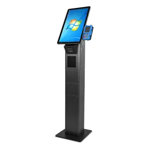 Usingwin 21.5" Smart Restaurant Order POS Payment Terminal Kiosk Self Service All In 1 Machine With Receipt Printing