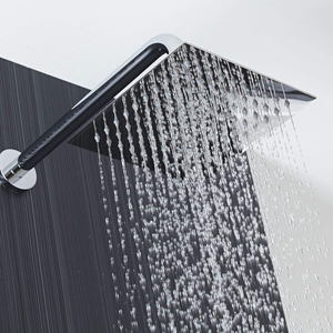 <strong>Square</strong> 12 Inch Rain Brushed Nickel <strong>Shower</strong> <strong>Head</strong> Ceiling Waterfall Large Rainfall <strong>Shower</strong> <strong>Heads</strong> Stainless Steel - Product Image 5