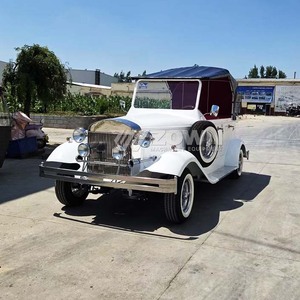 Voiture électrique vintage convertible avec auvent amovible, idéale pour les expositions et les événements - Product Image 3