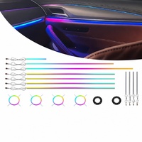 Éclairage d'ambiance pour voiture, 64 couleurs, éclairage LED d'ambiance pour l'intérieur de la voiture, pour BMW M5 F90 2017-2023