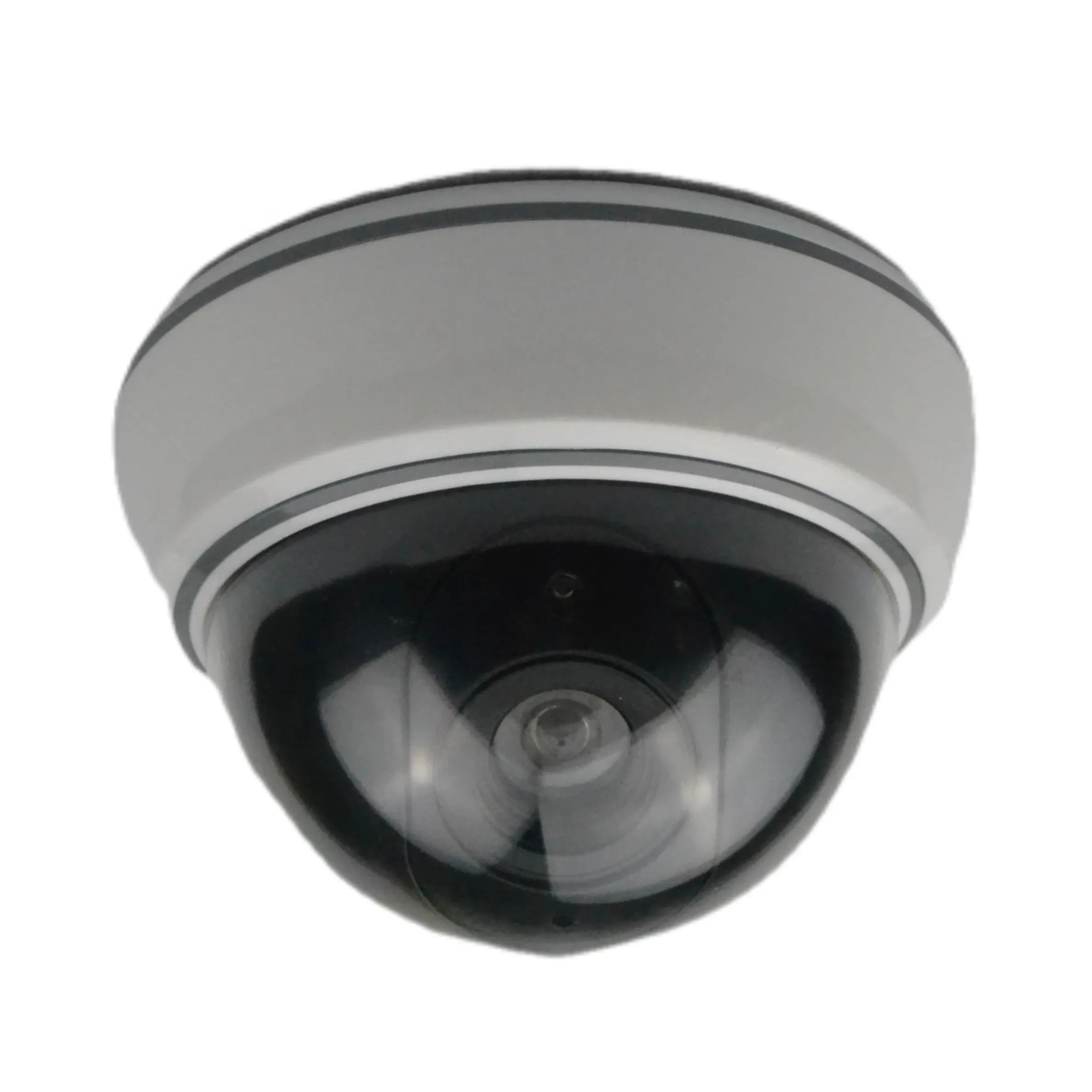 Venta caliente Domo simulado modelo de cámara de seguridad falsa interior LED parpadeo luz intermitente CCTV simulación impermeable