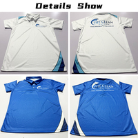 Polos de course de haute qualité conception personnalisée pas cher entreprise événement affaires t-shirt à manches courtes vêtements de travail uniforme