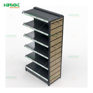 Scaffalature gondola in metallo per impieghi gravosi, scaffali personalizzati per supermercati in vendita - Product Image 3