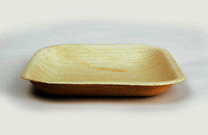 Platos Desechables Biodegradables de Hoja de Areca de 6 Pulgadas Cuadradas, Ecológicos, Aptos para Lavavajillas, para Restaurantes, Bodas y Fiestas - Product Image 6