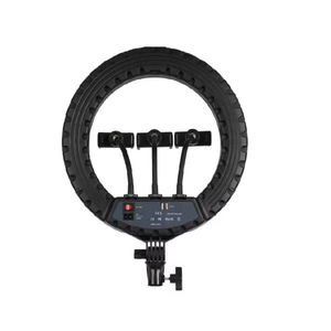 Hq14s Lumière de remplissage contrôlée par écran tactile de 14 pouces, lumière annulaire réglable, diode électroluminescente pour selfie mobile, bague de <span class=keywords><strong>photographe</strong></span> - Product Image 1