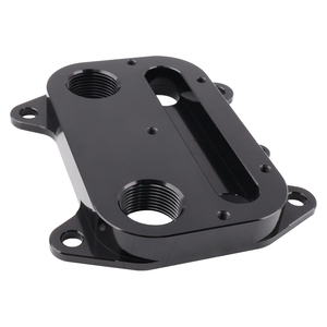 High-Quality Aluminum Oil Filter Sandwich Adapter Plate FMOC2 for Audi A1A3A4 A5Q3 & VW Jetta Passat 1.6L 2.0L TDI FDJ-252-BK-RD - Product Image 2