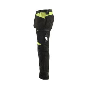BLAKLADER - 155518609933C62 Pantalon Craftsman Noir/Jaune-PANTALON DE TRAVAIL EAN 7330509752951 PANTALON DE TRAVAIL CARGO - Product Image 5