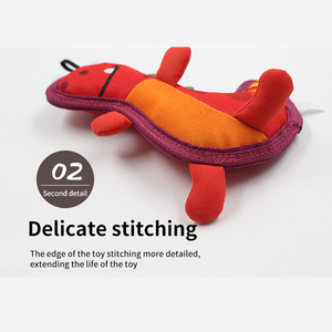 Đầy Màu sắc Oxford vải TPR Squeaky khủng long đồ chơi, PET Squeaky đồ chơi, in động vật, Dog Squeaky Chew đồ chơi - Product Image 4