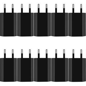 อะแดปเตอร์ชาร์จไฟแบบพกพา5V 1A ปลั๊ก EU 10ชิ้น/ล็อต - Product Image 2