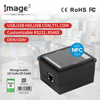 Módulo Escáner de Códigos de Barras CMOS QR/2D Fijo EM25N con Interfaces USB/COM, Alta Velocidad 200 Lecturas/Segundo para Uso en Kioscos, en Stock
