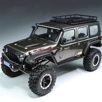 Voiture télécommandée d'escalade 1/8 YK4082 professionnelle, étanche, 4x4, avec blocage de différentiel et transmission haute-basse