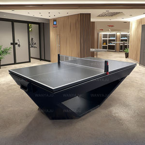 3 में 1 ठोस लकड़ी कस्टम घरेलू खेल जिउजियांग स्लेट बिलियर्ड्स पूल टेबल टेनिस और डाइनिंग टेबल टॉप के साथ - Product Image 1