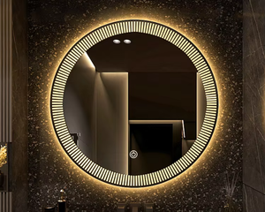 <span class=keywords><strong>Espejo</strong></span> de Baño Redondo con Antivaho, de Pared, Estilo Europeo Inteligente con <span class=keywords><strong>LED</strong></span> - Product Image 2