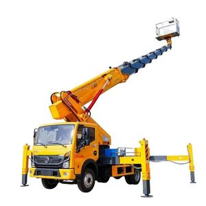 Vehículo Aéreo de Trabajo Dongfeng con Plataforma de 8 Secciones y 36 m, Especial para Mantenimiento de Energía Eléctrica, Alumbrado Público y Paredes Exteriores - Product Image 1