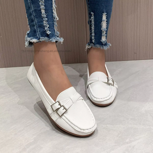 Large Size <b>Soft</b> Sole Casual Nurse Slip-on Women's Beanie <b>Shoes</b> Spring New Arrival Flats Work Lazy Flats - Product Image 4
