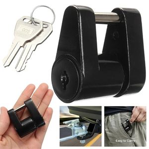 1 unidad de Bloqueo Antirrobo de Seguridad de Zinc de 1/4'' para Acoplador de Remolque, Barra de Remolque, para Remolcar Barcos, Camiones y Coches - Product Image 4