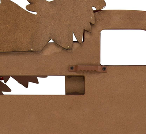 Zhongpin Heavy Duty Yard Rouge Paysage Fer À La Main Poudre Enduit Joyeux Noël <span class=keywords><strong>Voiture</strong></span> Led Bougie <span class=keywords><strong>Jardin</strong></span> Piquet Lumière Irrégulière - Product Image 3