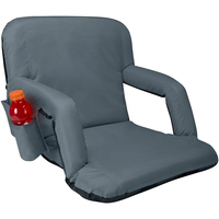 Sac à dos rembourré avec poignées, Portable, personnalisé, coussin inclinable, pour stade, blanchiment, siège, avec accoudoir et sangles de transport
