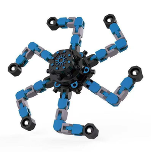 <span class=keywords><strong>PT</strong></span> Tendance DIY Transformable Chaîne Robot Fidget Jouet Drôle Araignée Sensorielle Fingertip Spinner pour la Saint Valentin - Product Image 1
