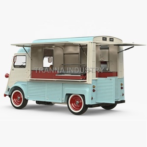 Vendita calda certificato CE Mobile cucina camion Vintage HY Citroen carrello <span class=keywords><strong>elettrico</strong></span> carrello cibo <span class=keywords><strong>negozio</strong></span> per la vendita - Product Image 3