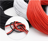 Conductor trenzado de alambre de cobre estañado con aislamiento de silicona supersuave de 18AWG para aplicaciones de calefacción Material de aislamiento de goma