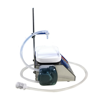 Petite machine de remplissage de parfum, pompe péristaltique, moteur DC, OEM, pesage, machine de remplissage de liquide pour mini-flacons de 10 ml