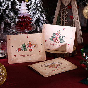 2025 último diseño de lujo vintage Navidad cartón blanco estilo acuarela tarjeta de felicitación para bendecir a <span class=keywords><strong>amigos</strong></span> - Product Image 5