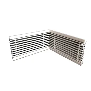 Air conditioning ventilation system Aluminum Curved Blade Adjustable Air Supply HVAC Diffuser