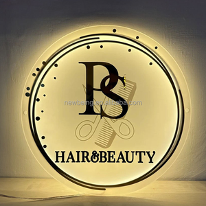 Signe acrylique transparent avec lettres or rose et dorées, signe de décoration de salon rectangle <span class=keywords><strong>sur</strong></span> <span class=keywords><strong>mesure</strong></span> pour le mur - Product Image 6