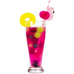 Colorful Flamingo Fruit <b>Paper</b> Straws Disposable Cocktail Drink Decorations Party Summer 2019 - Product Image 5
