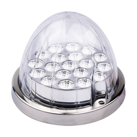 Nouvelles lampes décoratives pour camion WTTG, feux de gabarit en forme de pastèque, 19 LED bicolores, DC12/24V, étanches IP67, remplacement pour remorque