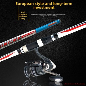 Caña de Pescar Telescópica de Fibra de Carbono Weihai de 4.2m, Estilo Europeo, para Surfcasting, de Tres Secciones - Product Image 2