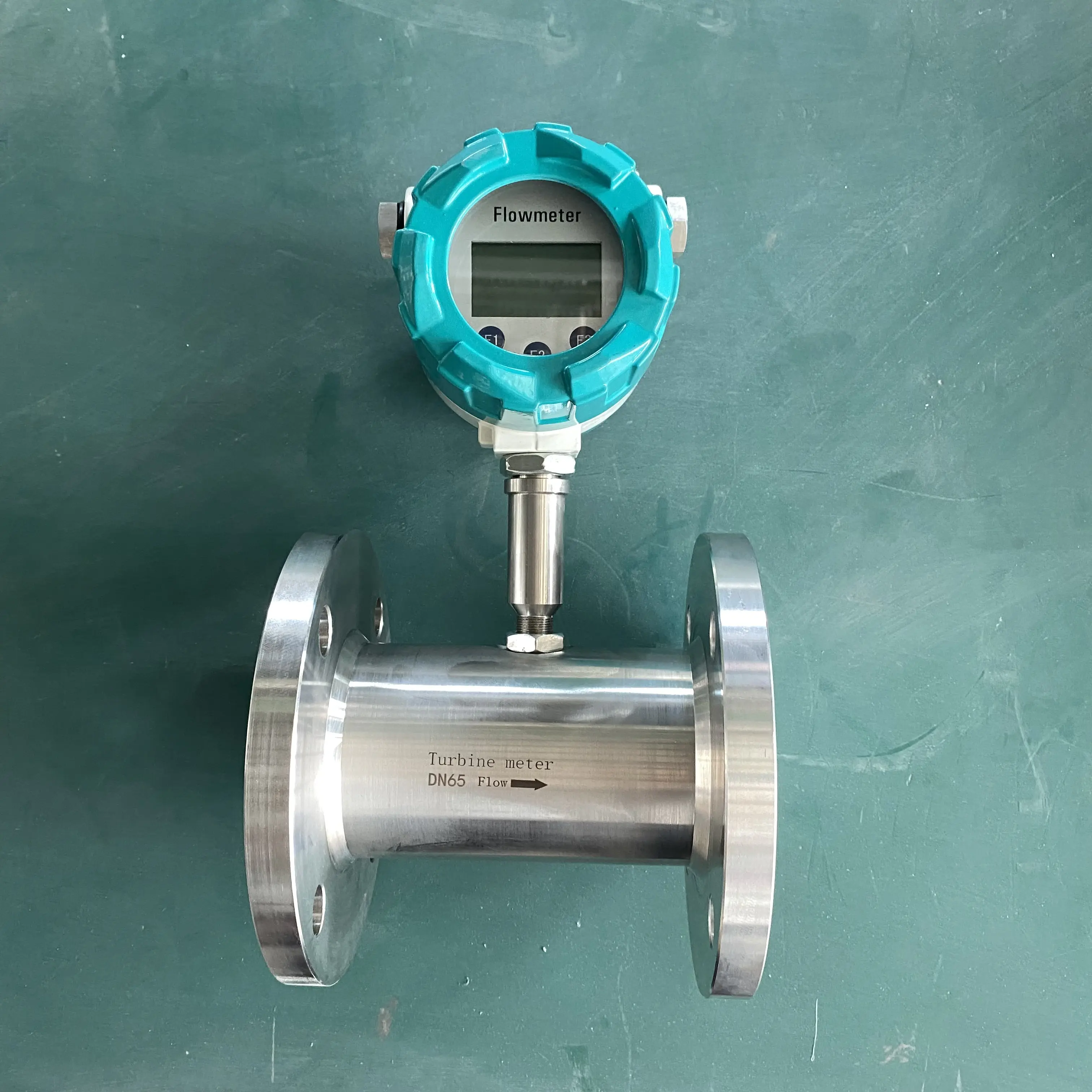 0.5% Industrial Water Flowmeter medidor de flujo de agua 6inch 4-20ma Diesel Fuel Oil Large Turbine Flow Meter Thread Water