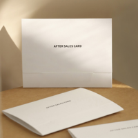 Carte postale pliée personnalisée, carte de remerciement de luxe sur mesure, carte d'instructions d'emballage