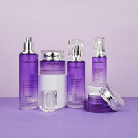 Offre Spéciale rose 30g 50g 40ml 100ml 120ml Conteneur d'emballage en verre cosmétique à large ouverture Bouteille Ventes directes d'usine