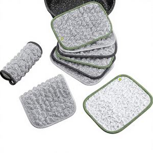 Wiping Rags Steel Wire Washing Cloth Cotton Woven Dishcloths Non-Stick Oil Kitchen Cleaning Cloths Double-Side Eco-Friendly - Product Image 1