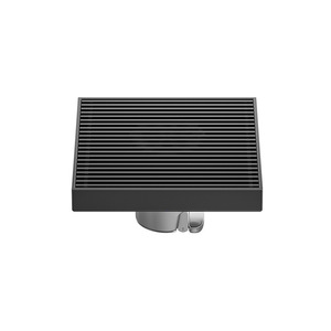 OEM Gunmetal Gray 304 Stainless Steel Square Basin Modern Sink Outdoor Courtyard Odor-Proof High Flow 30cm Garden - Product Image 1