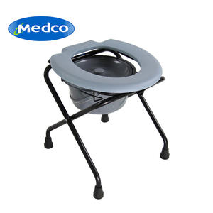 Siège de toilette portable pour personnes âgées, femmes enceintes, personnes handicapées, capacité de 100 kg, design minimaliste pliable MK897 - Product Image 5