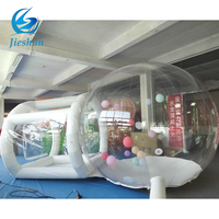 Tente gonflable de jardin de bulle de dôme en cristal gonflable géant Transparent commercial avec la maison gonflable de bulle de ballons extérieurs