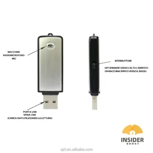 Alat Perekam Suara 8GB, Alat Perekam USB Aktif Suara 2 Dalam 1