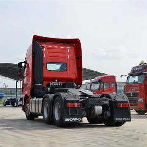 Camión volquete Howo 8X4 6X4 Camión tractor 10 ruedas 371 430 Hp Euro2 Usado 40 toneladas Howo A7 T7H NX Camión de unidad de tractor - Product Image 6