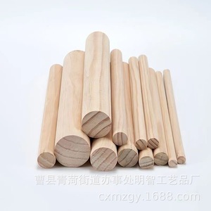 Palitos Redondos de Madera de Pino, Color Natural, para Manualidades, Varios Tamaños - Product Image 5