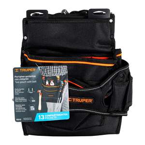 Boîte à outils durable Truper POHE-13N, 13 compartiments avec des caractéristiques en nylon, métal et EVA pour le stockage, prise en charge OEM personnalisable - Product Image 1