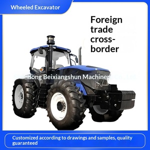 Tracteur à quatre roues à haute puissance pour le commerce extérieur transfrontalier, avec godet, pouvant être équipé d'une variété d'outils agricoles, entraînement rotatif - Product Image 1