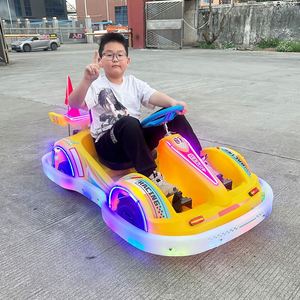 Coche de choque luminoso a batería para niños, doble, para parques al aire libre, centros comerciales y zonas de juego, de producción profesional china - Product Image 6