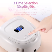 WELLSTRY – Séchoir à ongles LED portable à piles avec logo personnalisé, capteur automatique, lampes UV à double lumière, garantie 12 mois