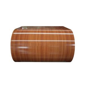 공장 직접 공급 BS 냉간 압연 <span class=keywords><strong>PPGI</strong></span> 기반 Z121-Z180 우드 그레인 색상 인쇄 아연 도금 강철 코일 - Product Image 1